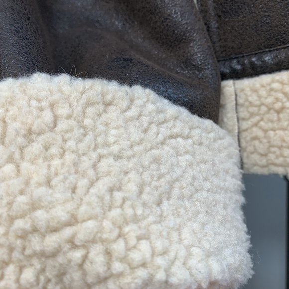 SOIA and KYO Shearling Jacket Sz M - Picture 4 of 8